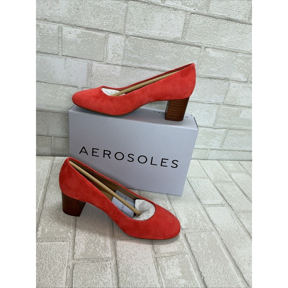 Coral Sucede 2" Aerosoles Heels Size 6.5